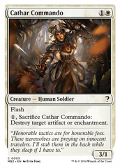 Cathar Commando (White Border) [Mystery Booster 2] | Clutch Gaming