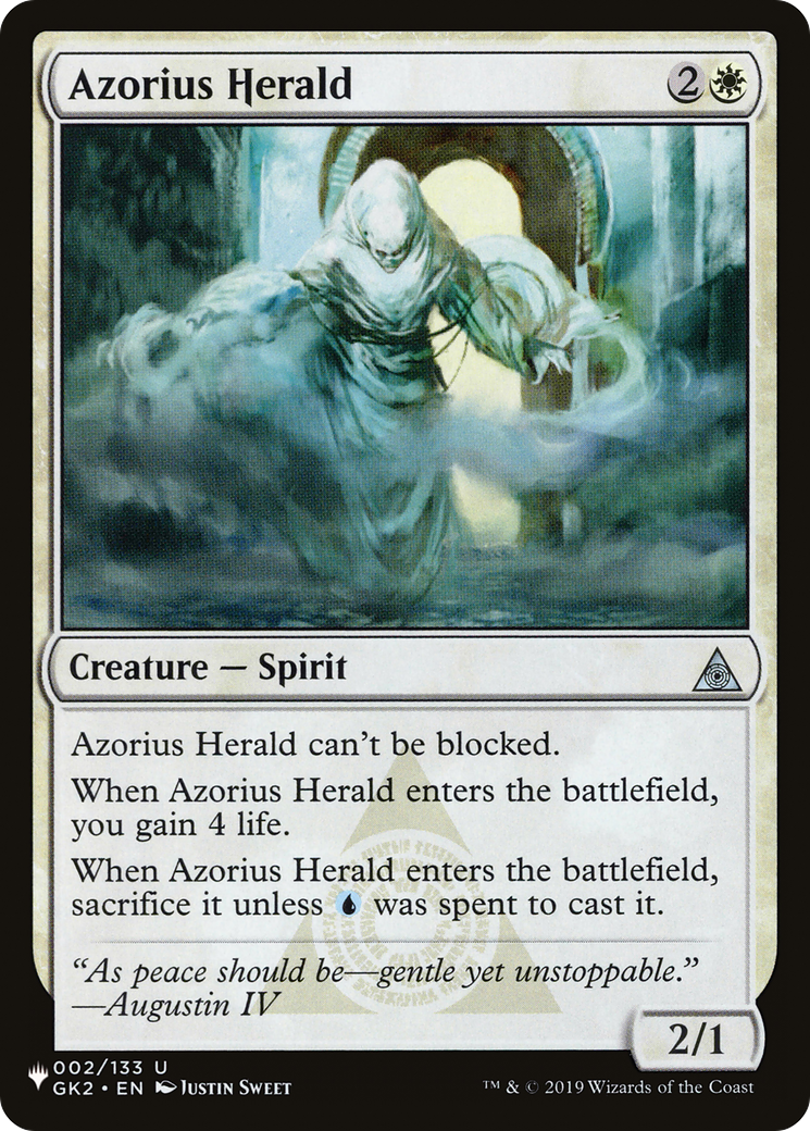 Azorius Herald [The List Reprints] | Clutch Gaming