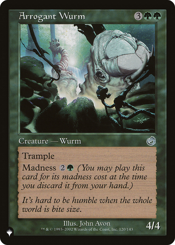 Arrogant Wurm [The List Reprints] | Clutch Gaming