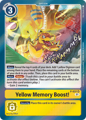 Yellow Memory Boost! [P-037] [Promotional Cards] | Clutch Gaming