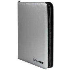 Ultra PRO: 9-Pocket Zippered PRO-Binder (Silver) | Clutch Gaming