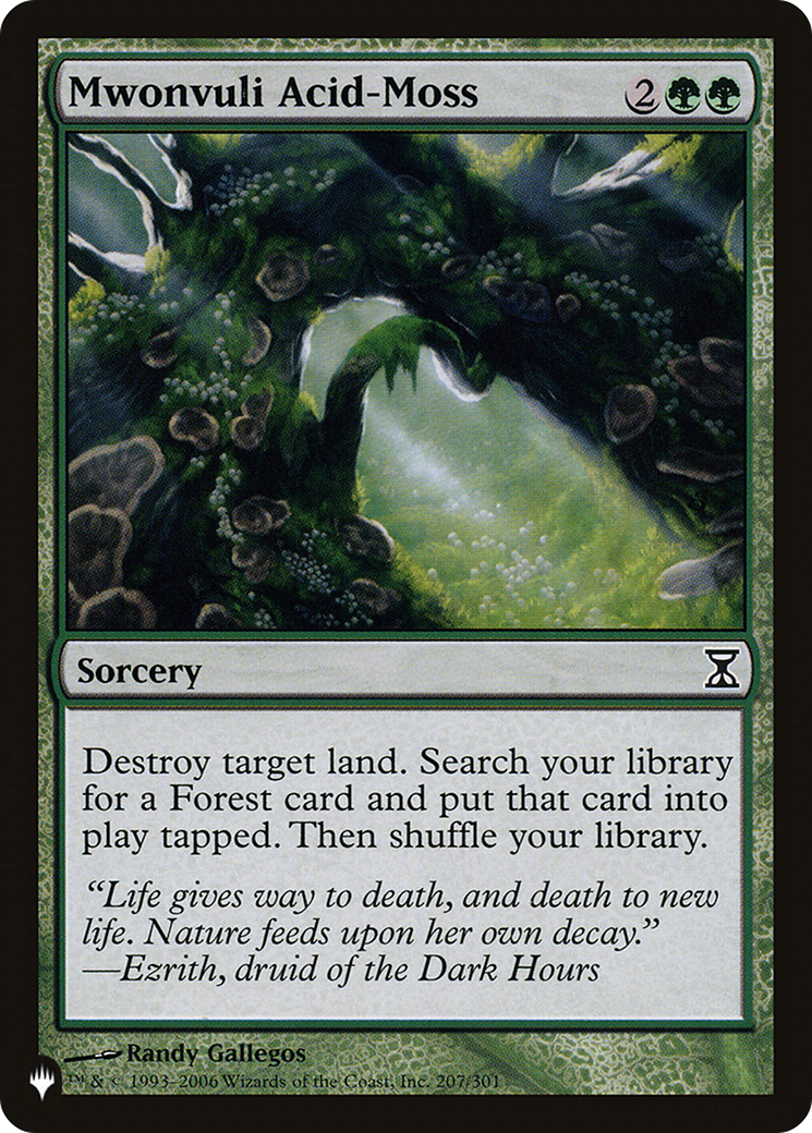 Mwonvuli Acid-Moss [The List Reprints] | Clutch Gaming