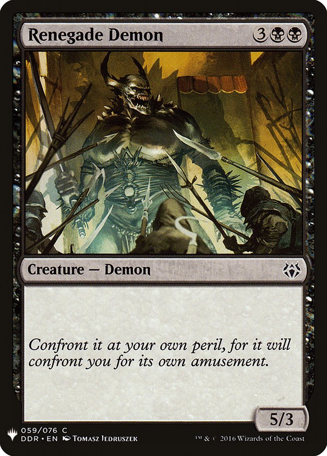Renegade Demon [Mystery Booster] | Clutch Gaming