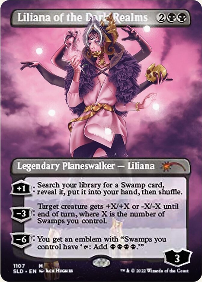 Liliana of the Dark Realms (Borderless) [Secret Lair Drop Series] | Clutch Gaming