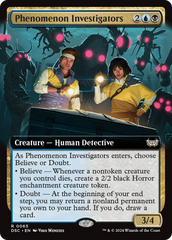 Phenomenon Investigators (Extended Art) [Duskmourn: House of Horror Commander] | Clutch Gaming