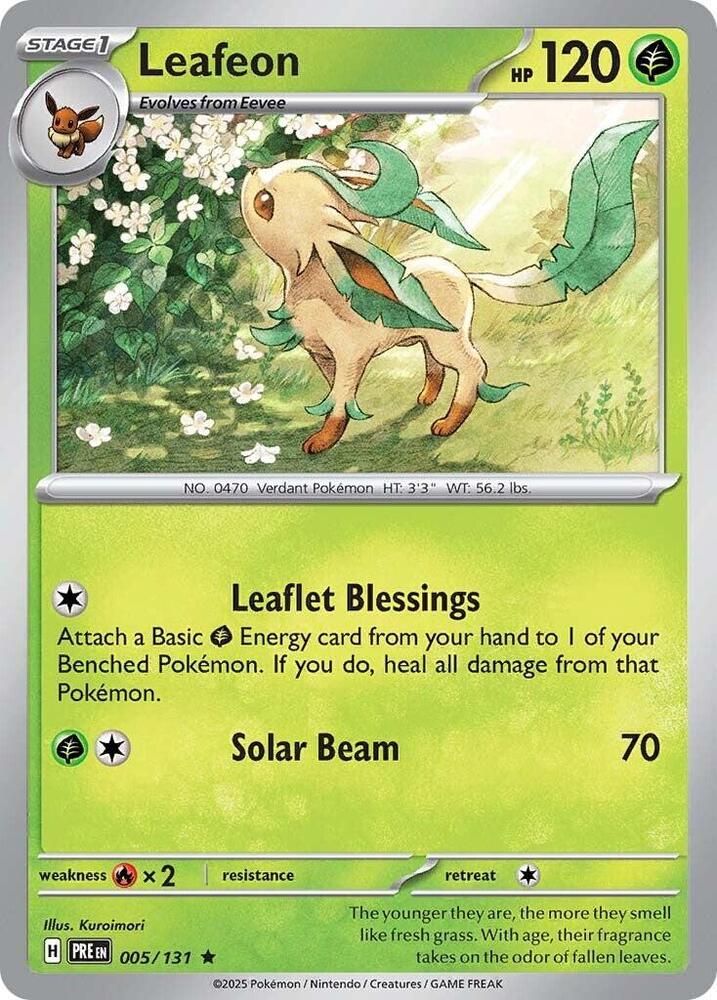 Leafeon (005/131) [Scarlet & Violet: Prismatic Evolutions] | Clutch Gaming