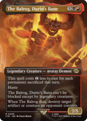 The Balrog, Durin's Bane (Borderless Alternate Art) [The Lord of the Rings: Tales of Middle-Earth] | Clutch Gaming