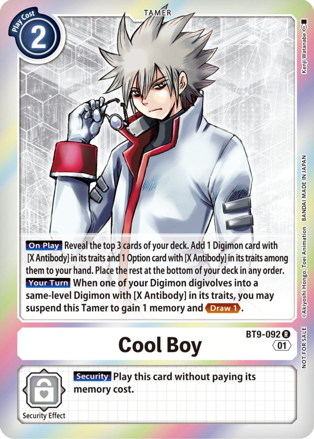 Cool Boy [BT9-092] (Event Pack 4) [X Record Promos] | Clutch Gaming