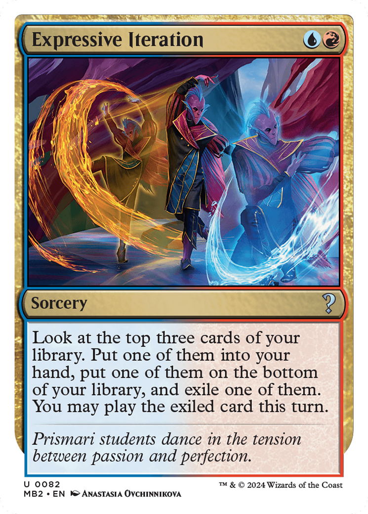 Expressive Iteration (White Border) [Mystery Booster 2] | Clutch Gaming