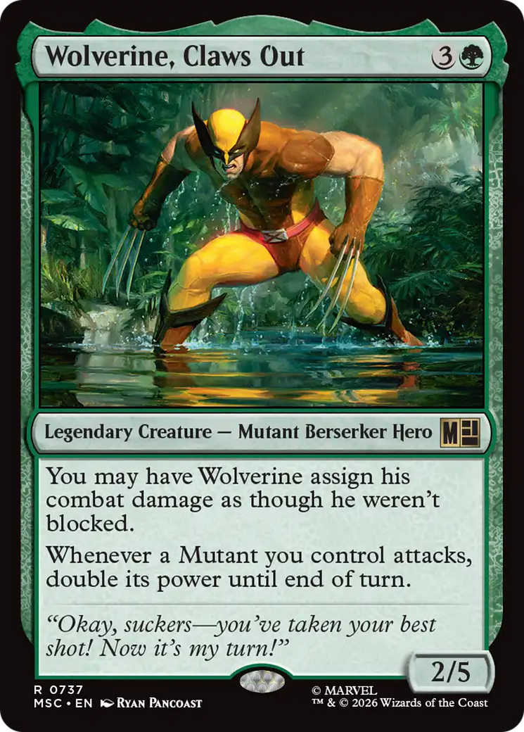 Wolverine, Claws Out [Marvel Super Heroes Commander] | Clutch Gaming