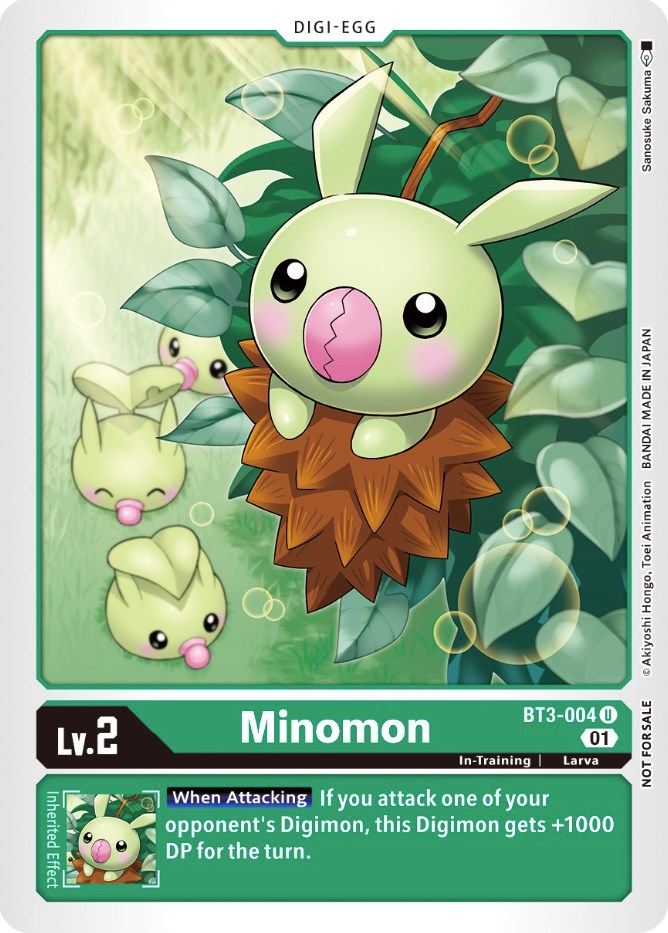 Minomon [BT3-004] (Winner Pack X Record) [Release Special Booster Promos] | Clutch Gaming