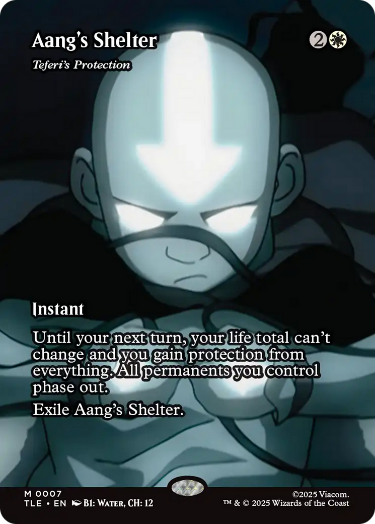 Aang's Shelter - Teferi's Protection (Borderless) [Avatar: The Last Airbender: Eternal-Legal] | Clutch Gaming
