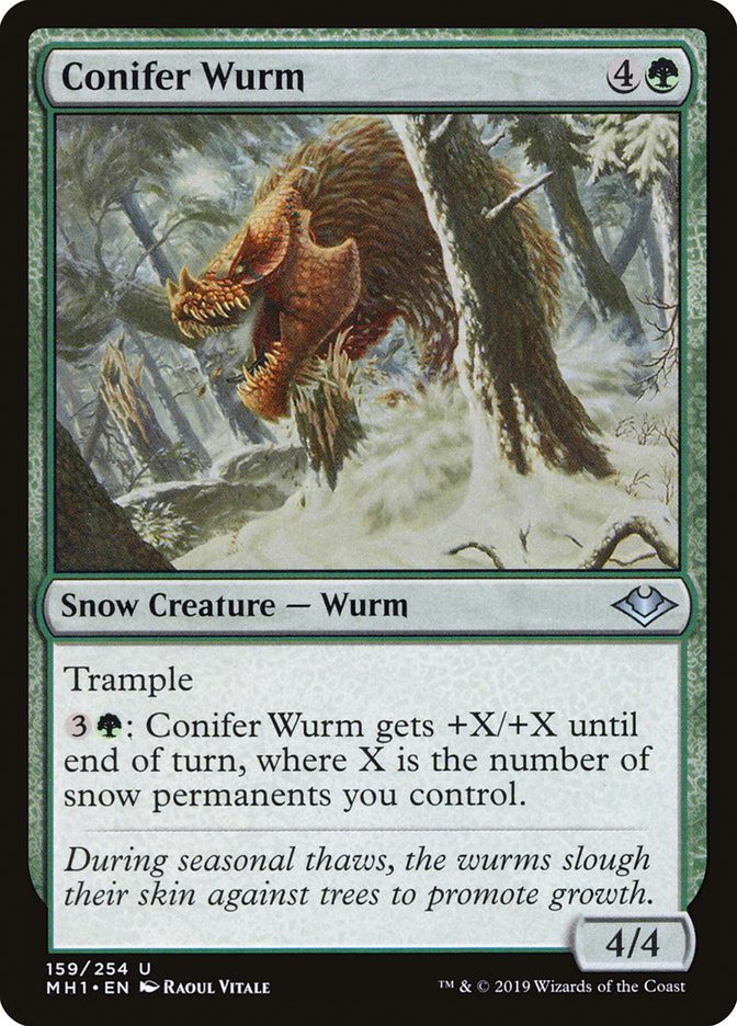 Conifer Wurm [Modern Horizons] | Clutch Gaming