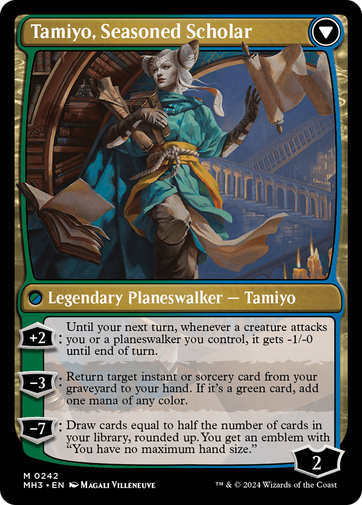 Tamiyo, Inquisitive Student // Tamiyo, Seasoned Scholar [Modern Horizons 3] | Clutch Gaming