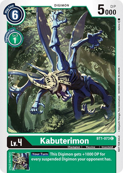 Kabuterimon [BT1-073] (Official Tournament Pack Vol.3) [Release Special Booster Promos] | Clutch Gaming