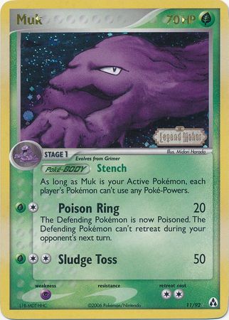 Muk (11/92) (Stamped) [EX: Legend Maker] | Clutch Gaming