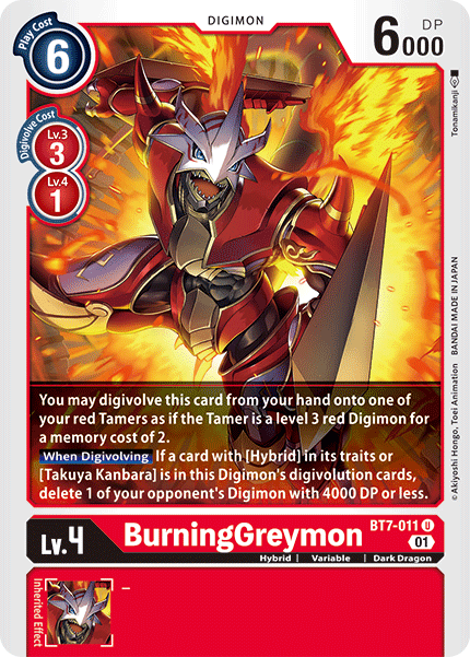 BurningGreymon [BT7-011] [Next Adventure] | Clutch Gaming