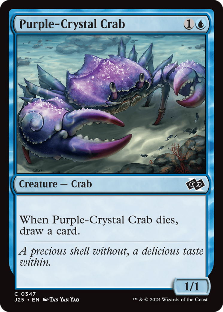 Purple-Crystal Crab [Foundations Jumpstart] | Clutch Gaming