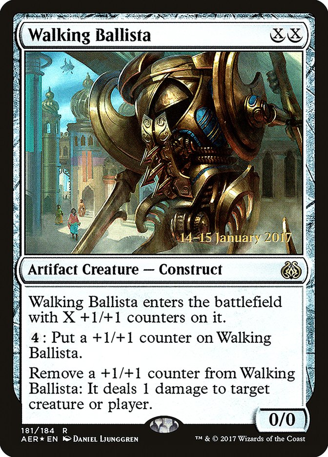 Walking Ballista [Aether Revolt Prerelease Promos] | Clutch Gaming