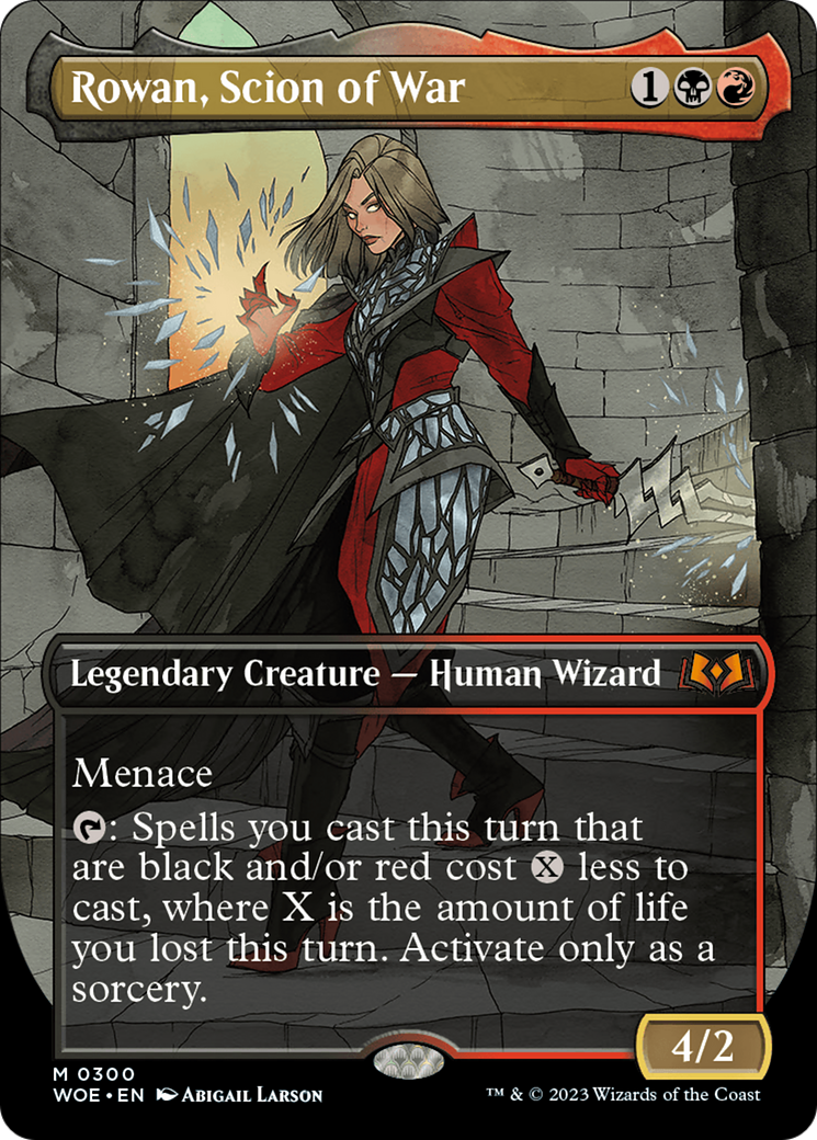 Rowan, Scion of War (Borderless Alternate Art) [Wilds of Eldraine] | Clutch Gaming