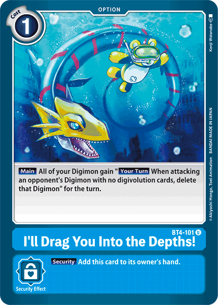 I'll Drag You Into the Depths! [BT4-101] [Great Legend] | Clutch Gaming