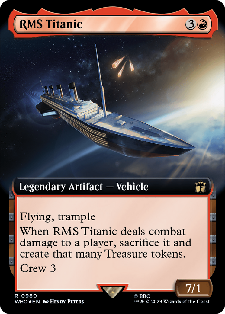 RMS Titanic (Extended Art) (Surge Foil) [Doctor Who] | Clutch Gaming