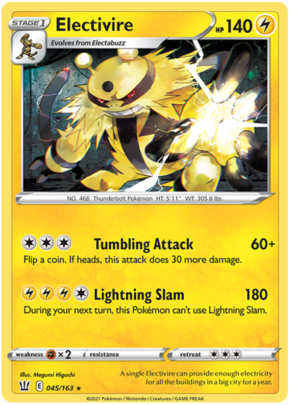 Electivire (045/163) [Sword & Shield: Battle Styles] | Clutch Gaming