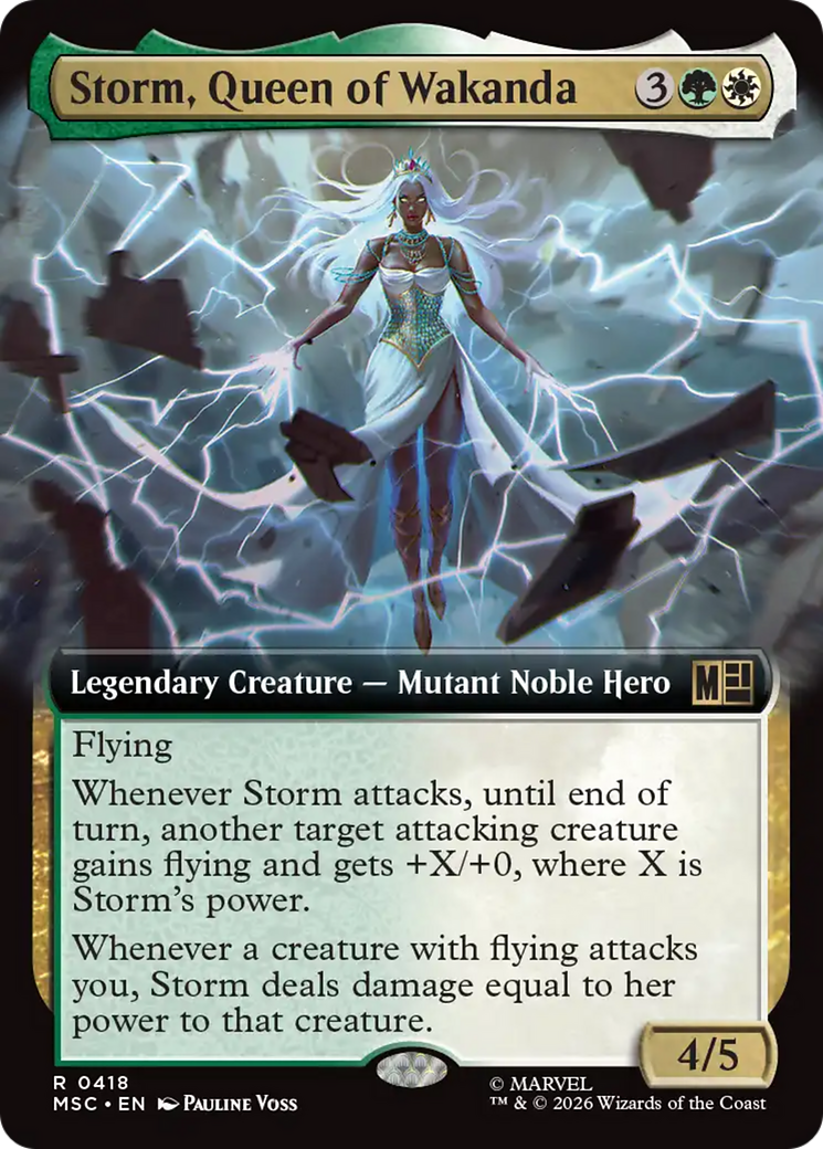Storm, Queen of Wakanda (Extended Art) [Marvel Super Heroes Commander] | Clutch Gaming