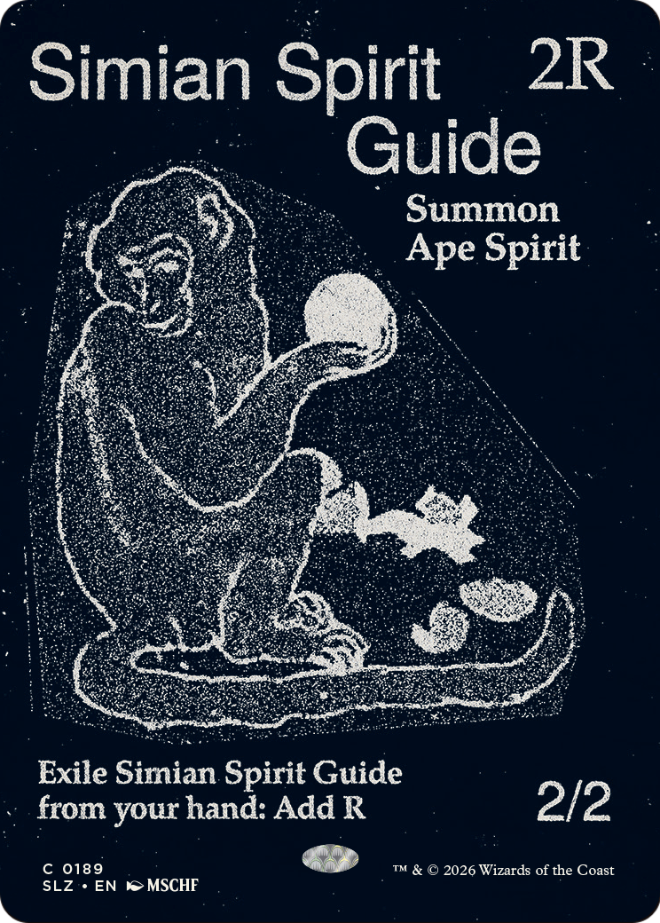 Simian Spirit Guide (0189) [Secret Lair x MSCHF: The Zeta Set] | Clutch Gaming