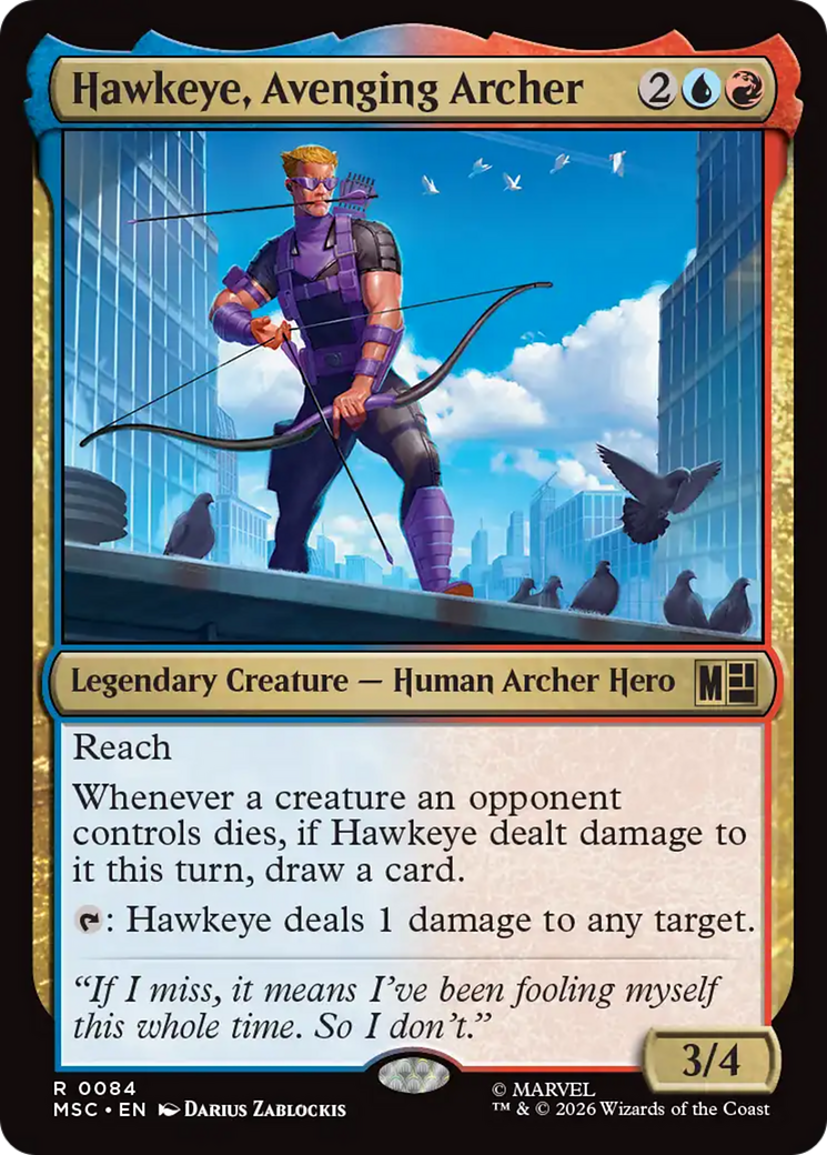 Hawkeye, Avenging Archer [Marvel Super Heroes Commander] | Clutch Gaming
