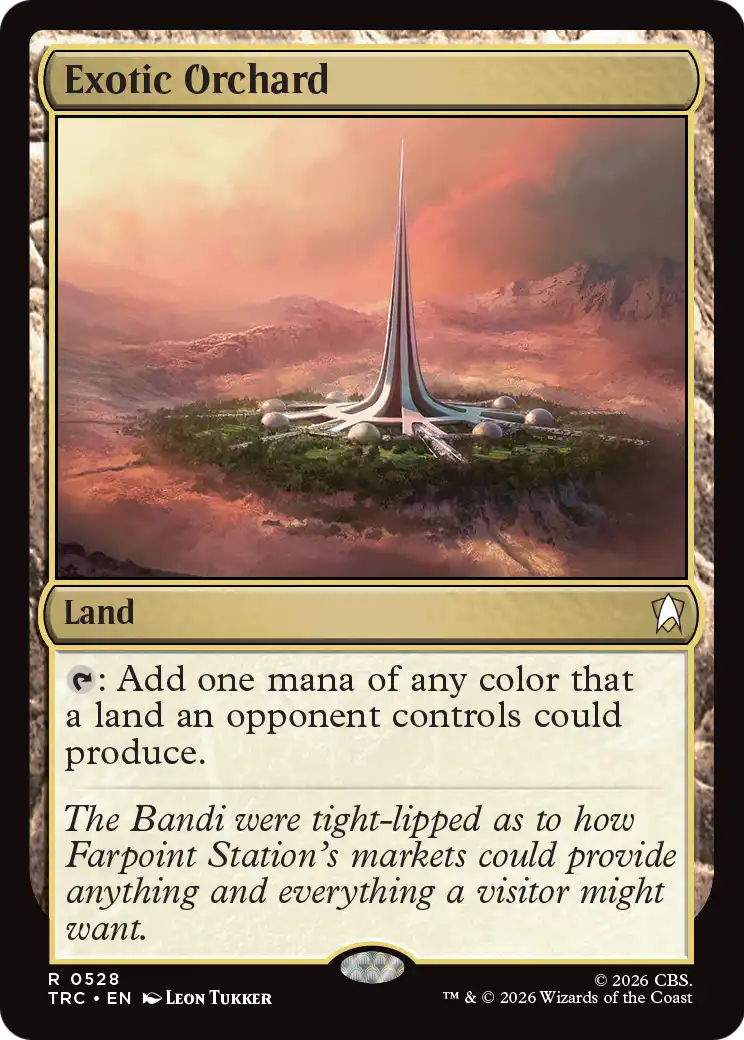 Exotic Orchard (Surge Foil) [Star Trek Commander] | Clutch Gaming