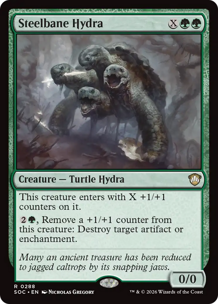 Steelbane Hydra [Secrets of Strixhaven Commander] | Clutch Gaming