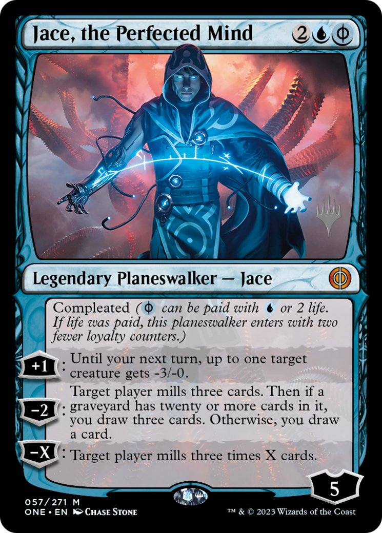 Jace, the Perfected Mind (Promo Pack) [Phyrexia: All Will Be One Promos] | Clutch Gaming