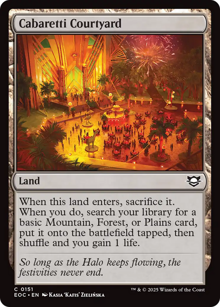 Cabaretti Courtyard [Edge of Eternities Commander] | Clutch Gaming