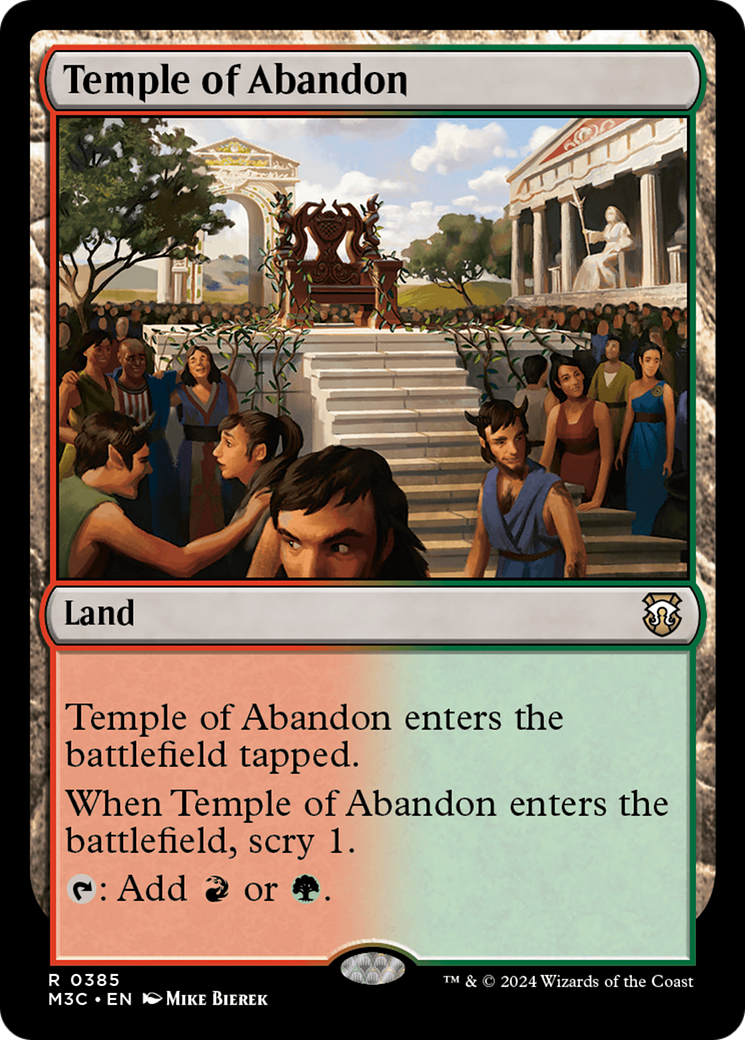 Temple of Abandon [Modern Horizons 3 Commander] | Clutch Gaming