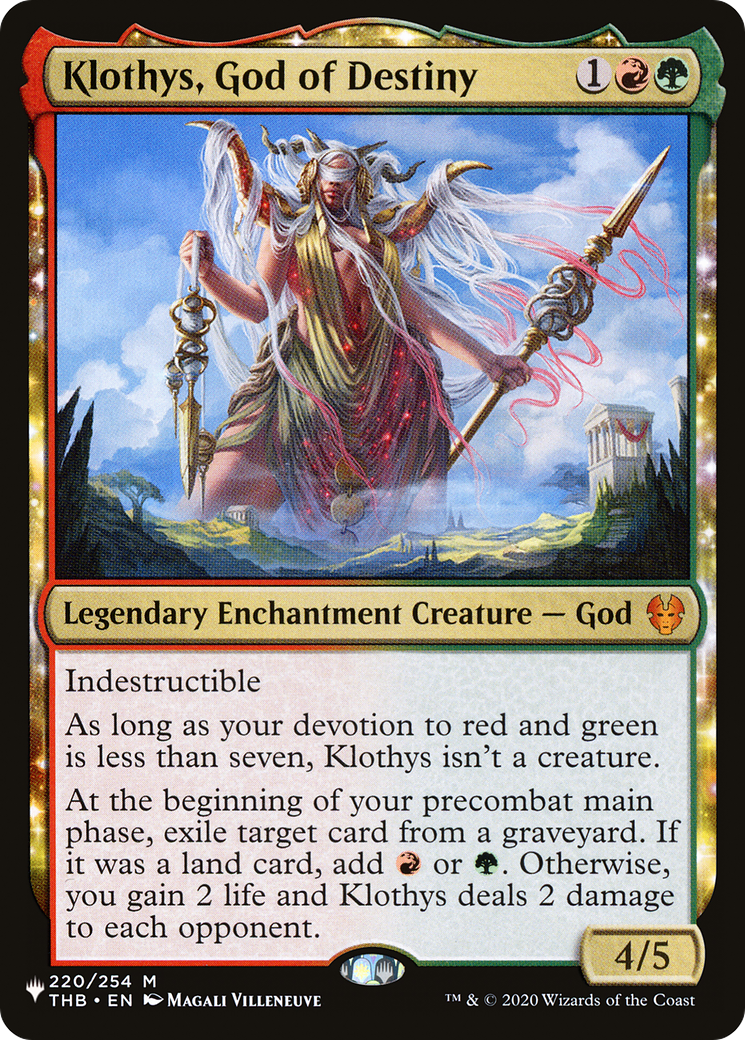 Klothys, God of Destiny [The List Reprints] | Clutch Gaming