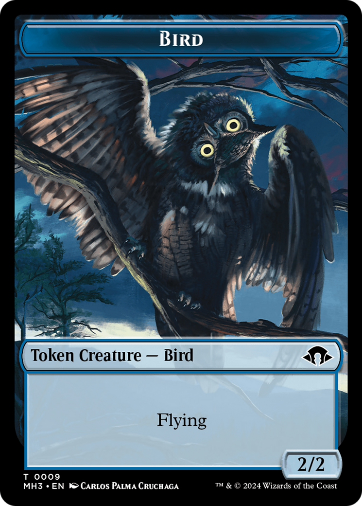 Eldrazi Spawn // Bird Double-Sided Token [Modern Horizons 3 Tokens] | Clutch Gaming