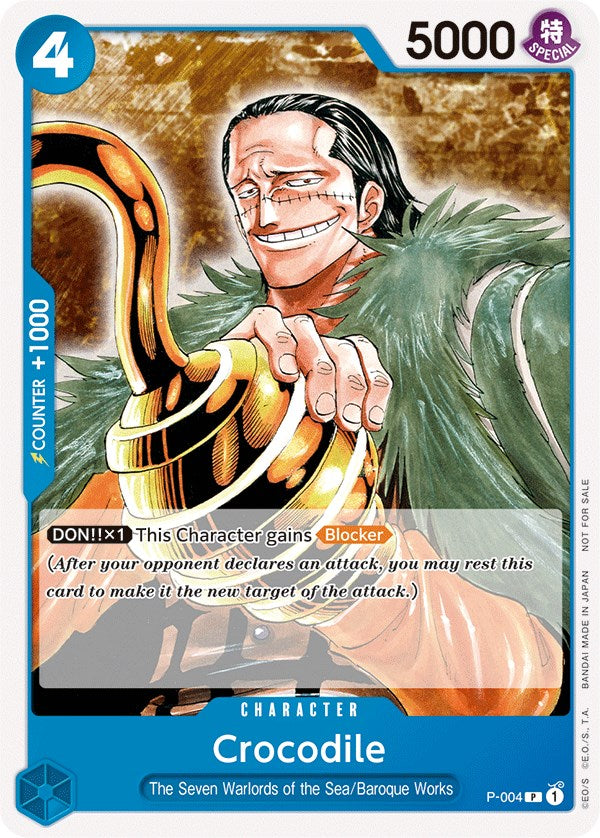 Crocodile (Promotion Pack 2022) [One Piece Promotion Cards] | Clutch Gaming