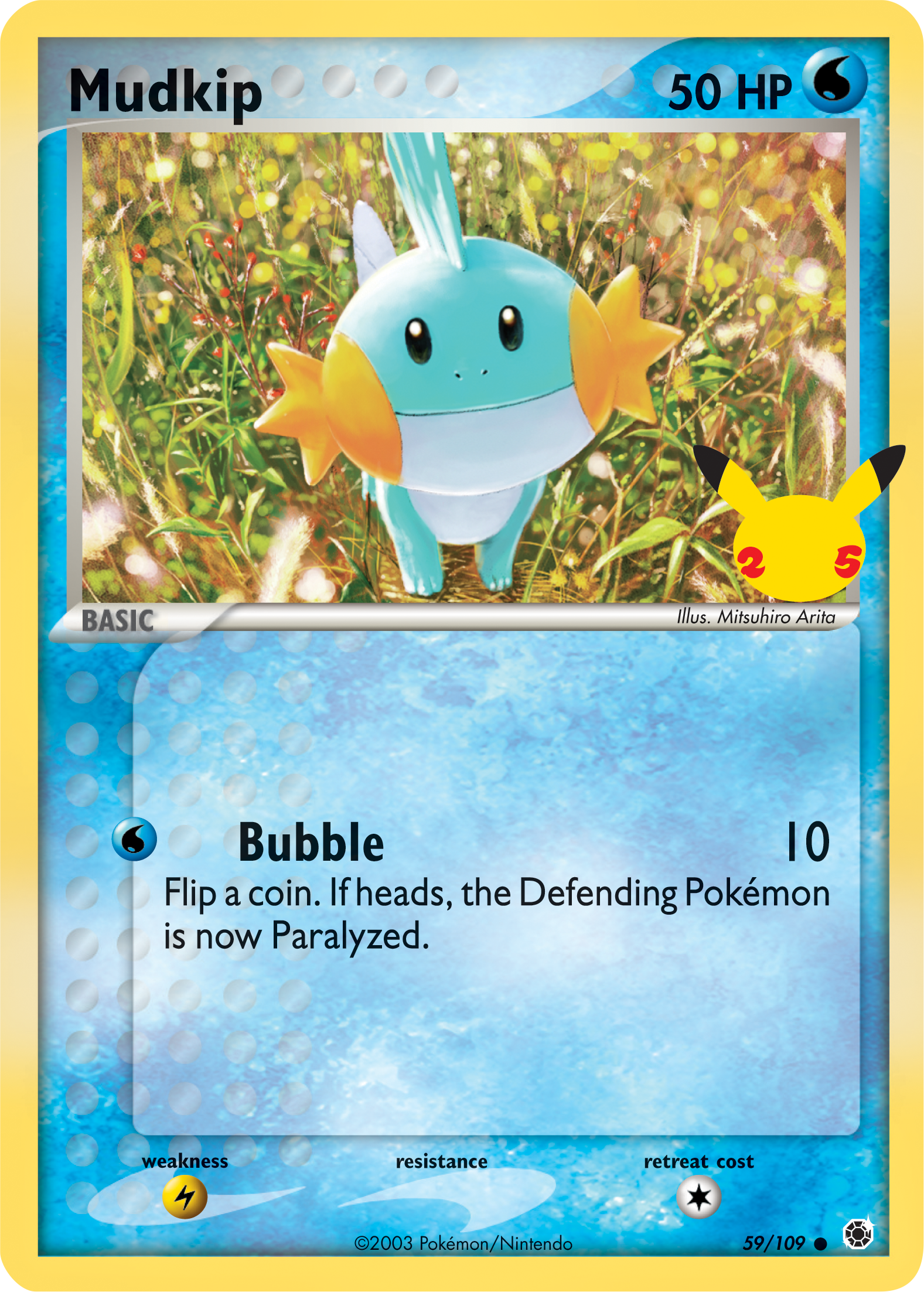 Mudkip (59/109) (Jumbo Card) [First Partner Pack] | Clutch Gaming