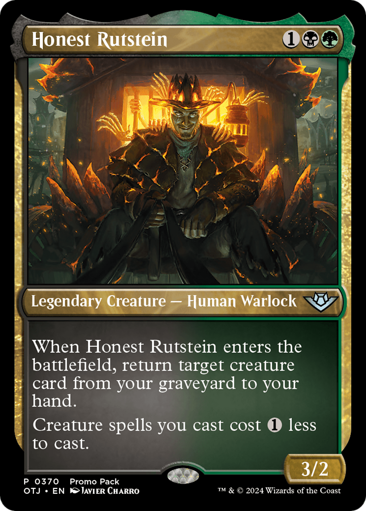 Honest Rutstein (Promo Pack) [Outlaws of Thunder Junction Promos] | Clutch Gaming