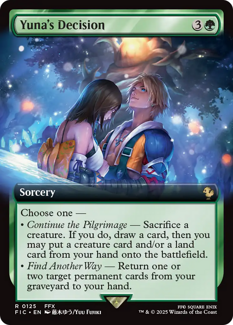 Yuna's Decision (Extended Art) [FINAL FANTASY Commander] | Clutch Gaming