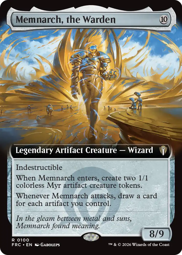 Memnarch, the Warden (Extended Art) [Reality Fracture Commander] | Clutch Gaming