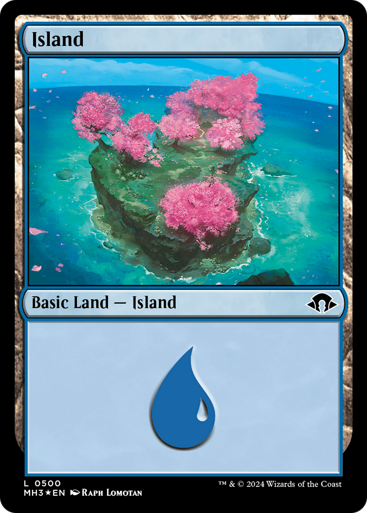 Island (0500) (Ripple Foil) [Modern Horizons 3] | Clutch Gaming