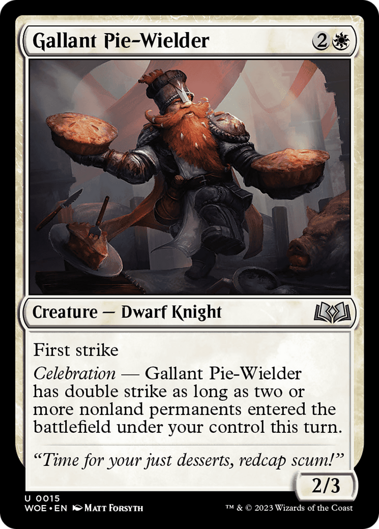 Gallant Pie-Wielder [Wilds of Eldraine] | Clutch Gaming