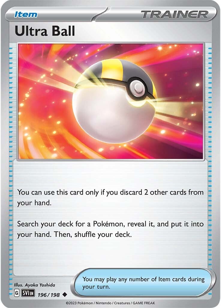 Ultra Ball (196/198) [Scarlet & Violet: Base Set] | Clutch Gaming