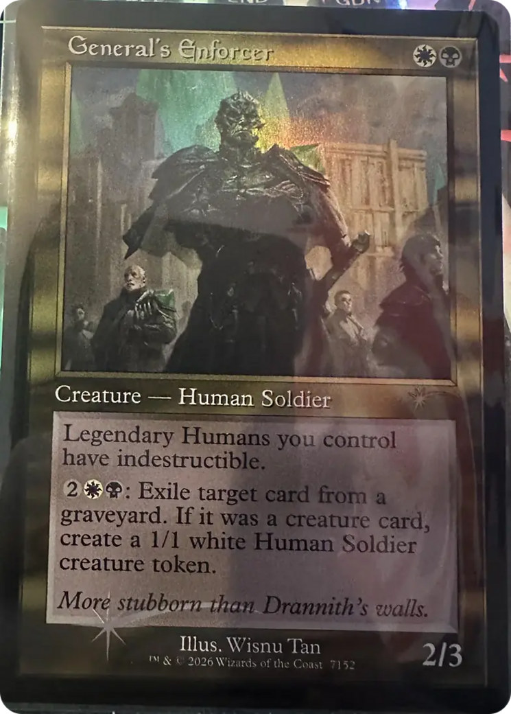 General's Enforcer (7152) (Retro Frame) [Secret Lair Drop Series] | Clutch Gaming