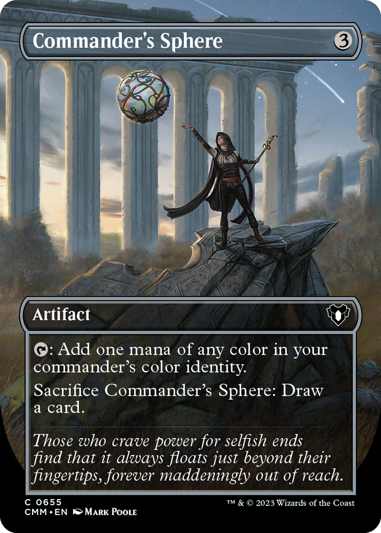 Commander's Sphere (Borderless Alternate Art) [Commander Masters] | Clutch Gaming