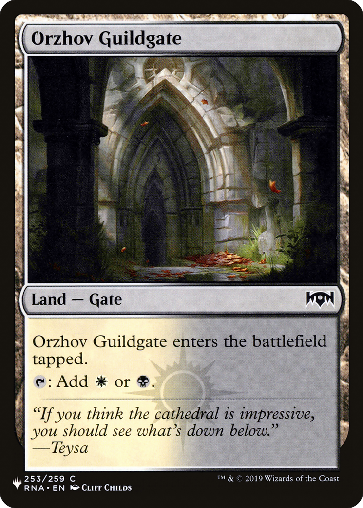 Orzhov Guildgate (253) [The List] | Clutch Gaming