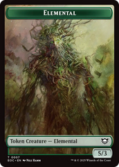 Insect // Elemental (0007) Double-Sided Token [Edge of Eternities Commander Tokens] | Clutch Gaming