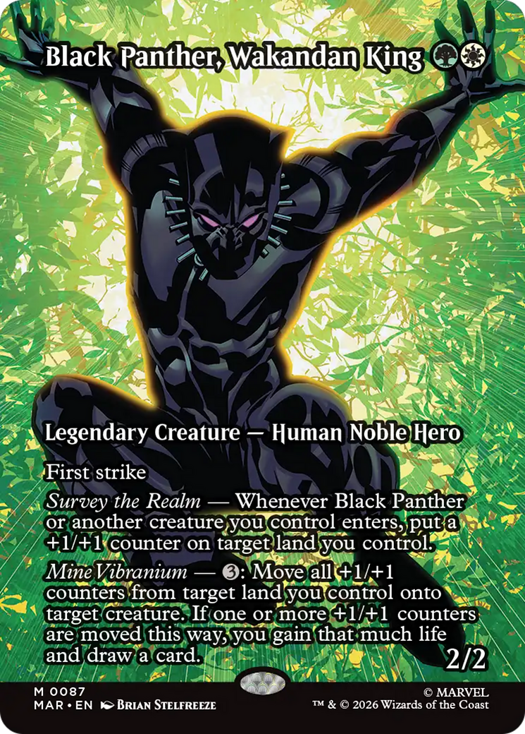 Black Panther, Wakandan King (Borderless) [Marvel Universe: Eternal-Legal] | Clutch Gaming